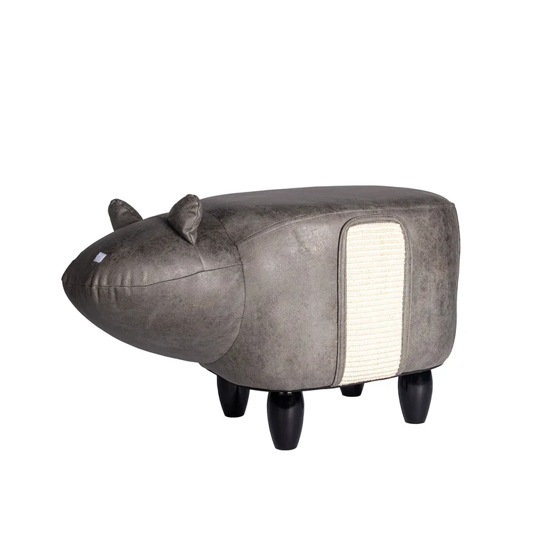 AqpetFriends Tiragraffi Pouf In Legno Hippo