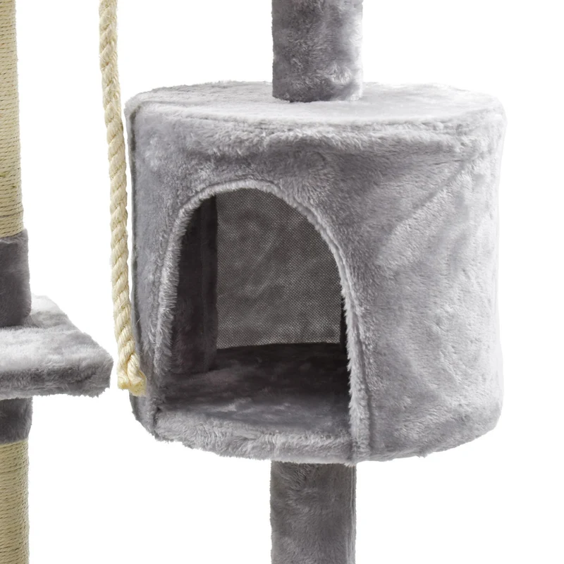AqpetFriends Amsterdam Tiragraffi In Sisal 112 Cm Grigio