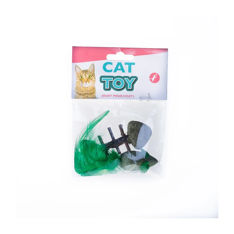 LeoPet Cat Toy Set 2 Giochi Con Catnip Per Gatti