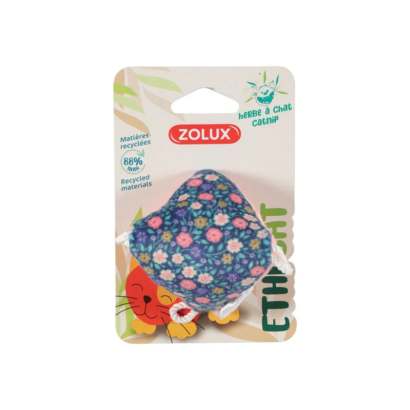 Zolux Ethi?Cat Fiore Piramide Gioco Per Gatti In Tessuto Riciclato
