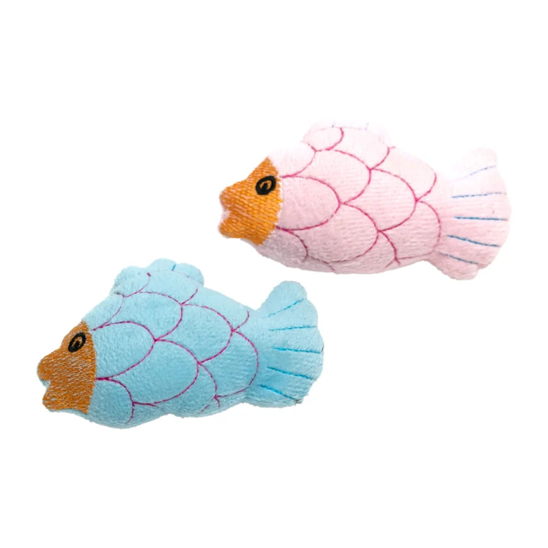 AqpetFriends Cat Toy Pesciolino Di Stoffa Con Erba Gatta