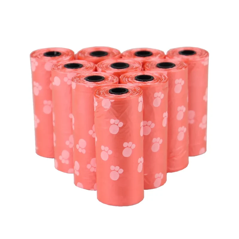 Pet Supplies Dog Poop Bags for Waste Refuse Cleanup 10-50Roll(15 Bag/ Roll)Puppy Cat Pooper Scooper Bag Rolls Outdoor Clean