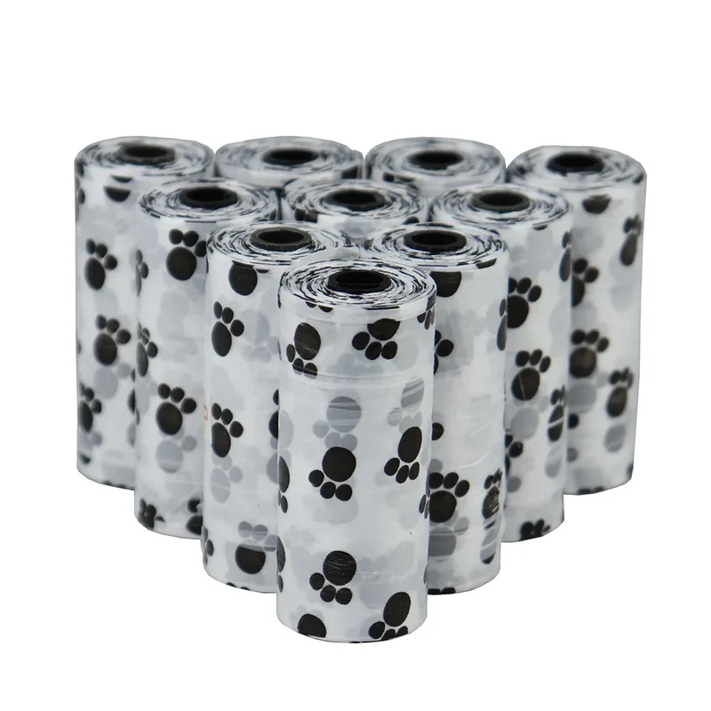 Pet Supplies Dog Poop Bags for Waste Refuse Cleanup 10-50Roll(15 Bag/ Roll)Puppy Cat Pooper Scooper Bag Rolls Outdoor Clean