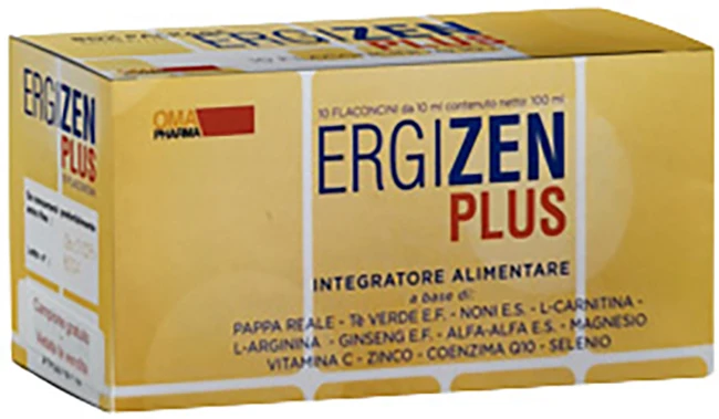 Ergizen Plus Integratore Energizzante 10 Flaconcini da 10 ml