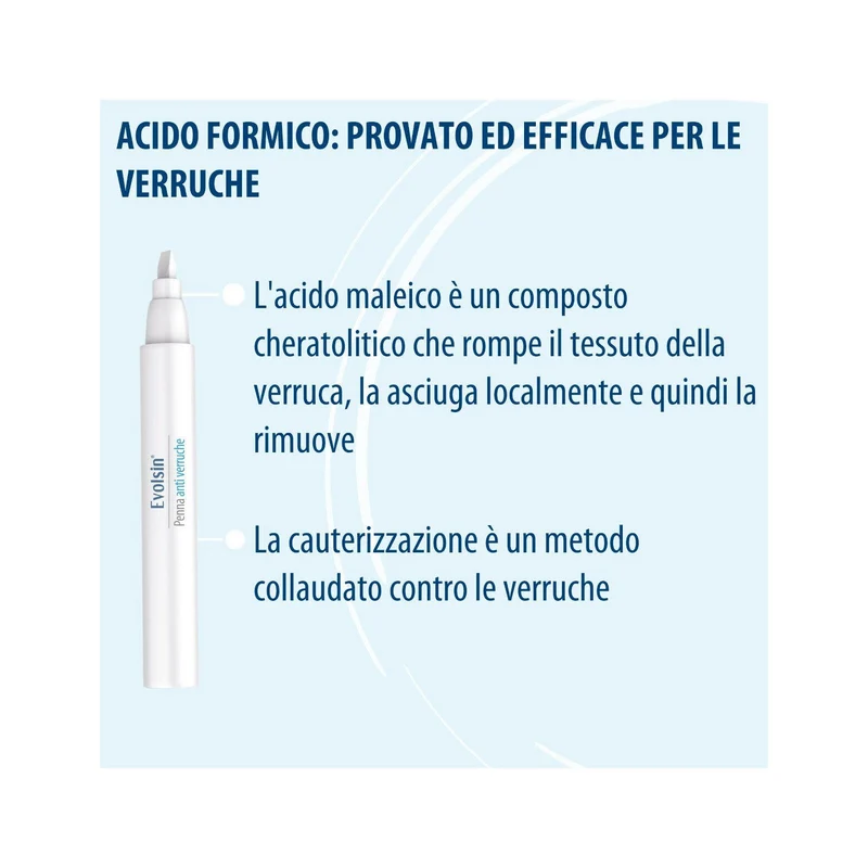 Evolsin Penna Antiverruca Contro Le Verruche Su Piedi, Mani, Corpo, Braccia & Gambe 3ml