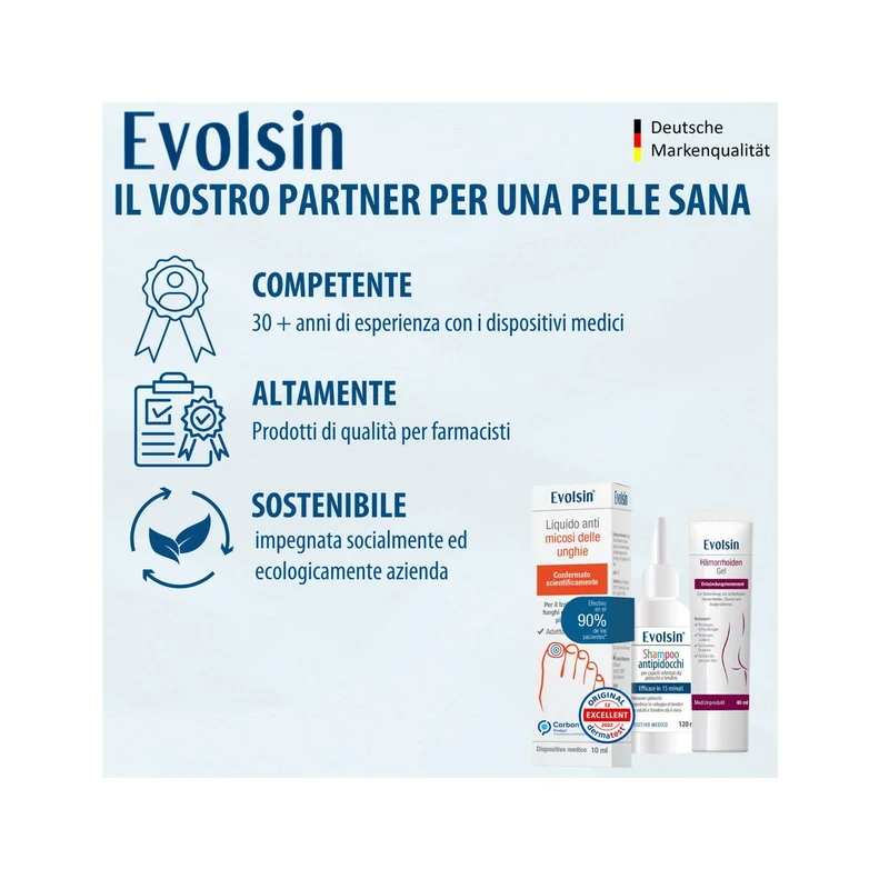 Evolsin Shampoo Pidocchi Con Pettine 120ml