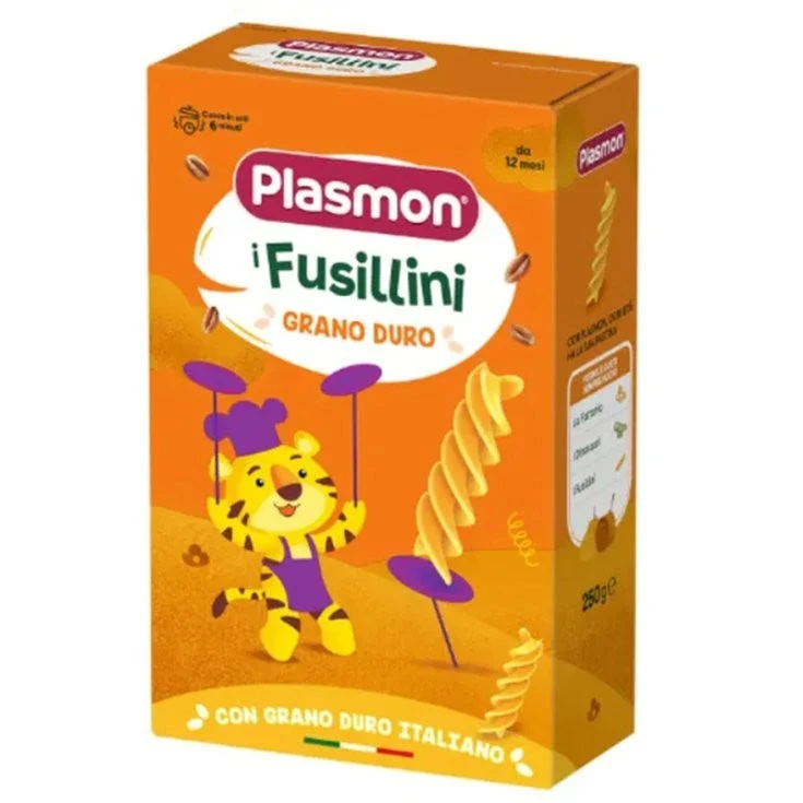 Plasmon Pasta Fusillini Grano Duro 250g 12Mesi+