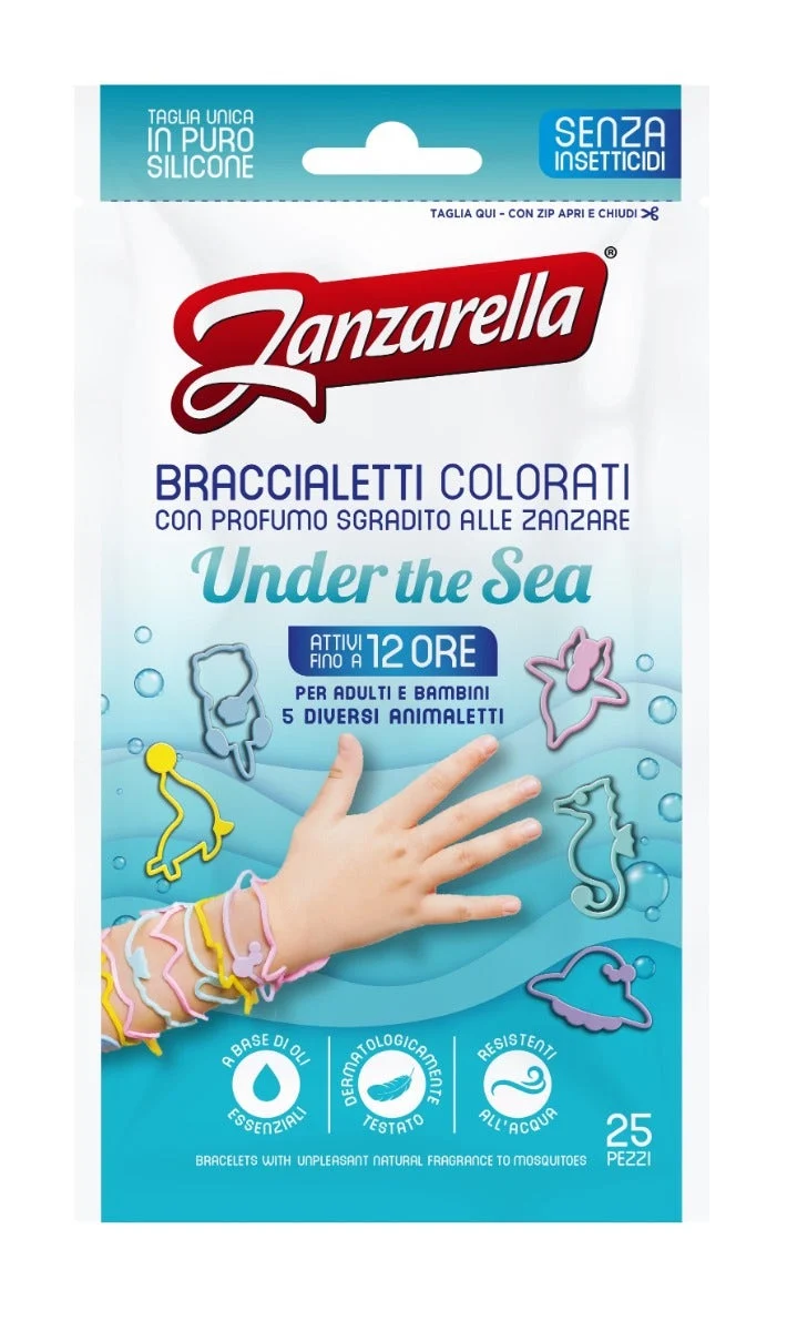 Zanzarella Under The Sea Braccialetti Colorati 25 Pezzi