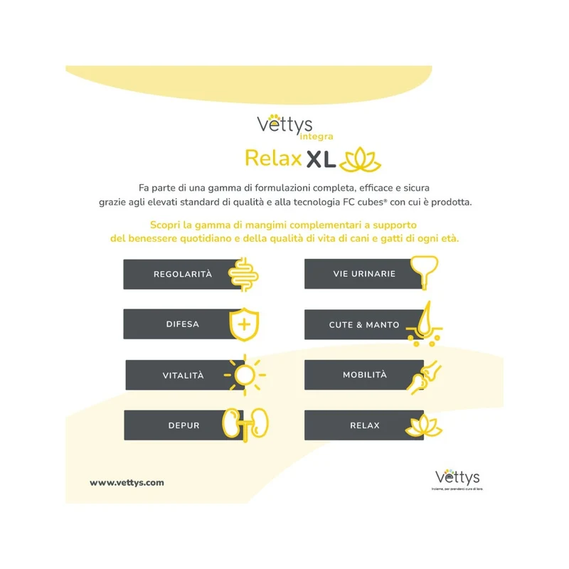 Vettys Integra Relax Per Cani Taglia XL 30 Compresse