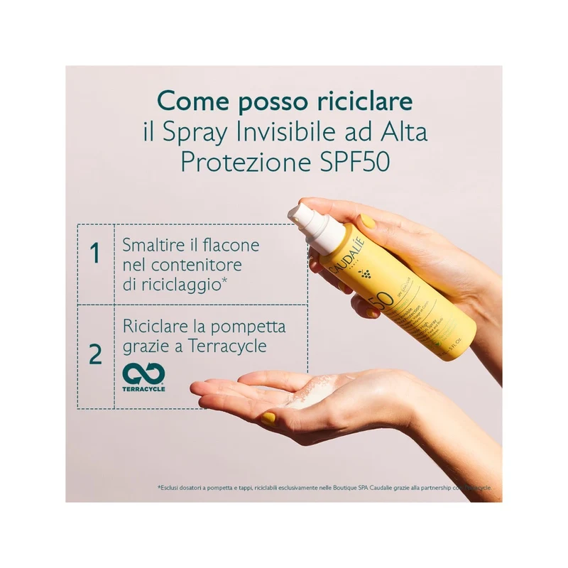 Caudalie Vinosun Protect Spray Invisibile ad Alta Protezione SPF50 150ml