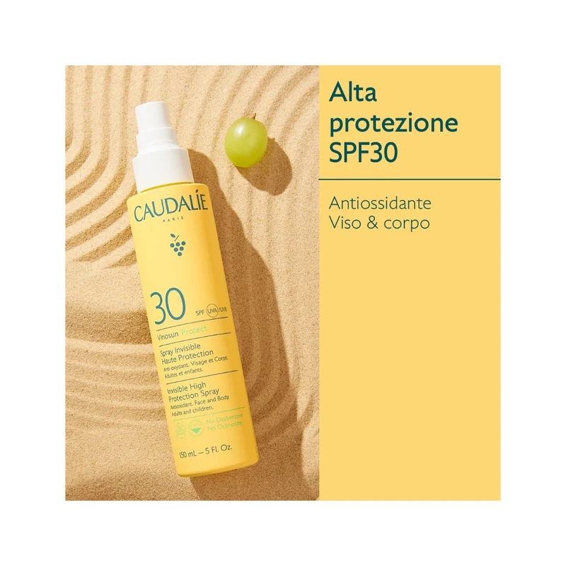 Caudalie Vinosun Protect Spray Invisibile ad Alta Protezione SPF30 150ml