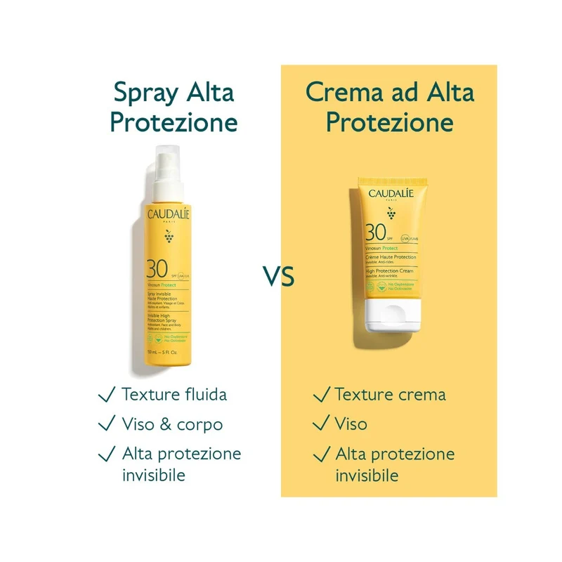 Caudalie Vinosun Protect Spray Invisibile ad Alta Protezione SPF30 150ml