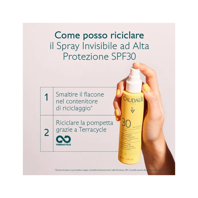 Caudalie Vinosun Protect Spray Invisibile ad Alta Protezione SPF30 150ml