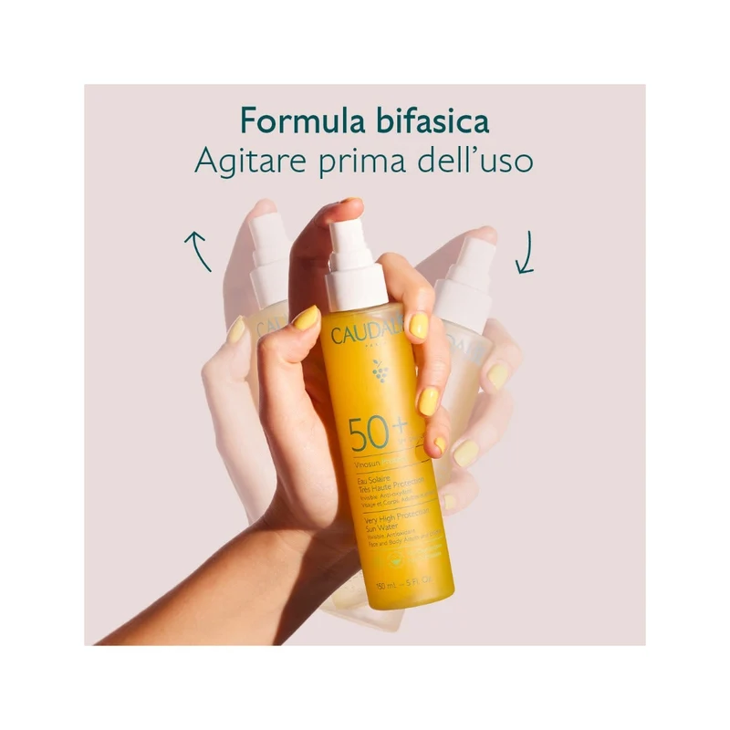 Caudalie Vinosun Protect Acqua Solare Ad Altissima Protezione 150ml SPF50+