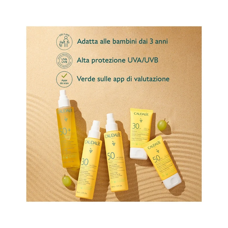 Caudalie Vinosun Protect Acqua Solare Ad Altissima Protezione 150ml SPF50+