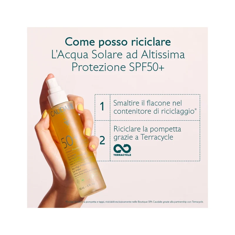 Caudalie Vinosun Protect Acqua Solare Ad Altissima Protezione 150ml SPF50+