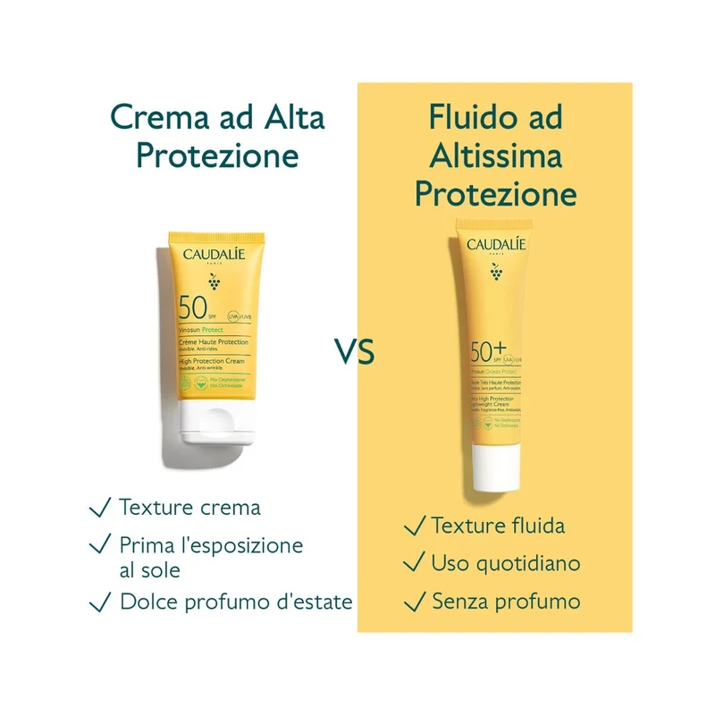 Caudalie Vinosun Protect Crema ad Alta Protezione 50ml SPF50
