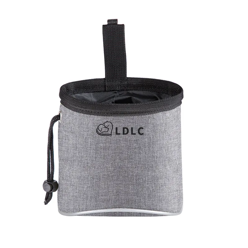 Portable Dog Training Treat Bag Reflective Puppy Snack Reward Waist Bag Pet Feed Pocket Walking Snack Pouch Detachable Supplies