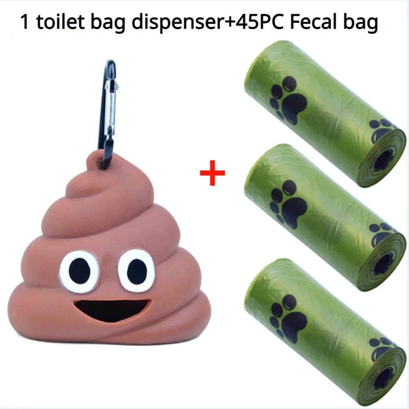 Pet Fecal Bag Dispenser Cat Dog Outdoor Garbage Pocket Hanging Buckle Portable Dung Bags Storage Box Pets Cleaning Products