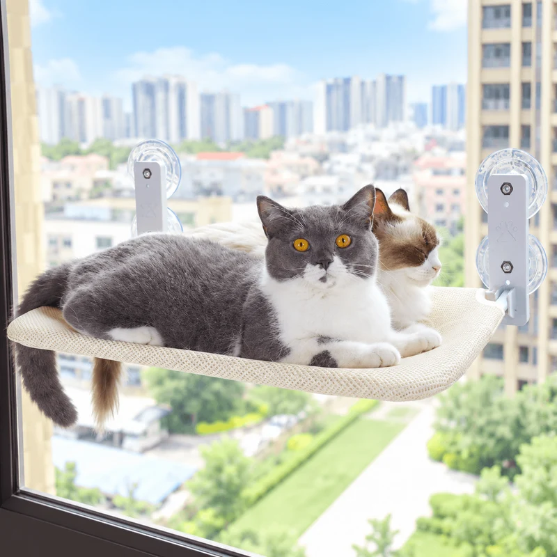 Foldable Cat Window Hammock with Suction Cups