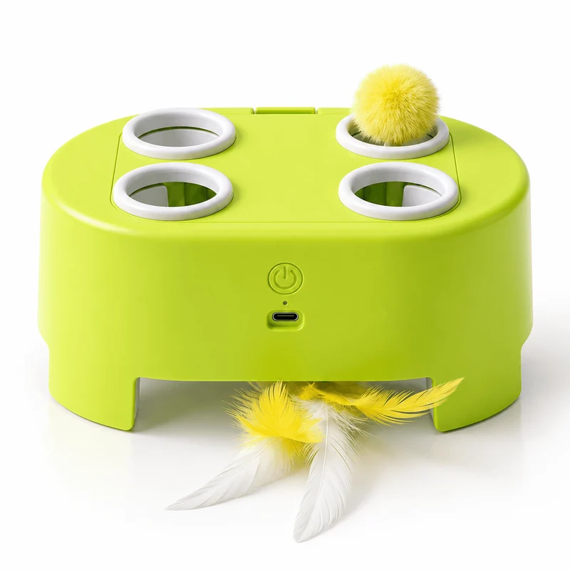 Electric Whack-a-Mouse Cat Toy