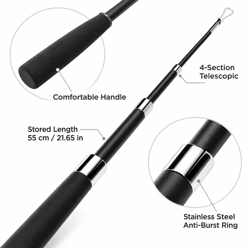 Extra-Long Telescopic Feather Cat Wand