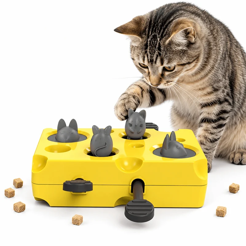 Interactive Cat Puzzle Feeder Toy