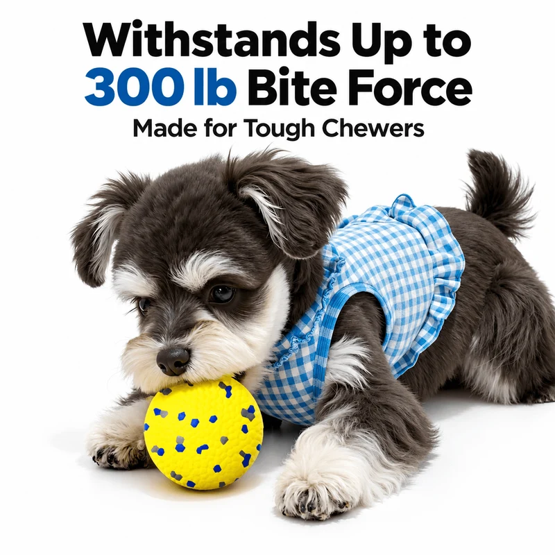 Heavy-Duty E-TPU Dog Ball for Aggressive Chewers