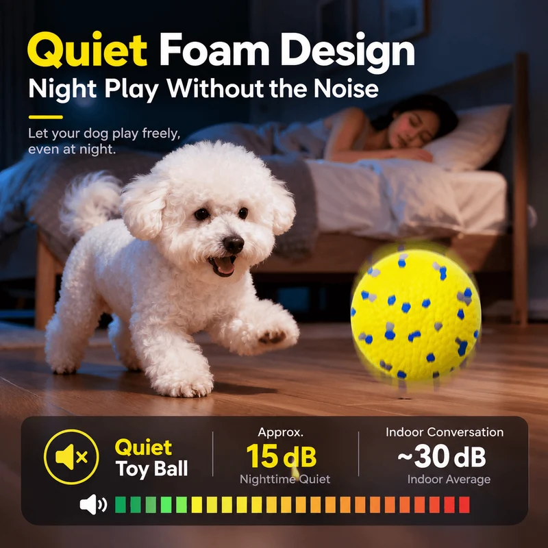 Heavy-Duty E-TPU Dog Ball for Aggressive Chewers