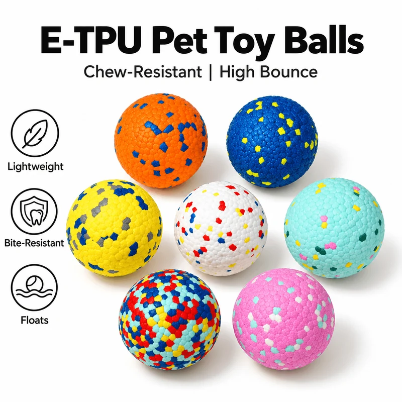 Heavy-Duty E-TPU Dog Ball for Aggressive Chewers