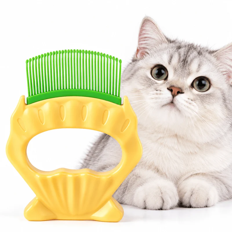 Cat Deshedding Comb – Loose Fur & Undercoat Remover