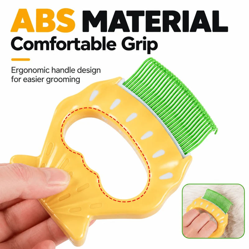Cat Deshedding Comb – Loose Fur & Undercoat Remover