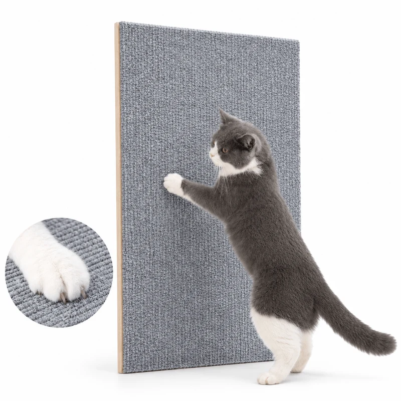 Self-Adhesive Cat Scratching Mat – Sofa & Wall Protector