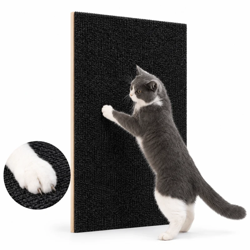 Self-Adhesive Cat Scratching Mat – Sofa & Wall Protector