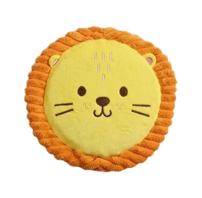 Squeaky Plush Dog Frisbee