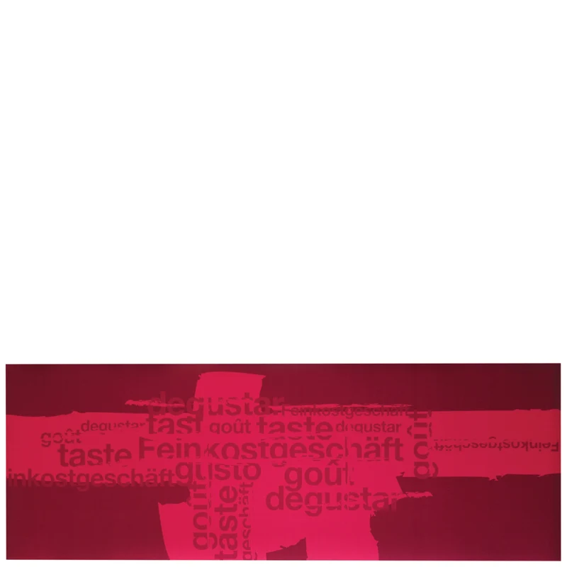 vinyl kitchen mat trazos rojos