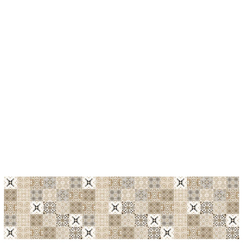 vinyl hall runner mat faro beige