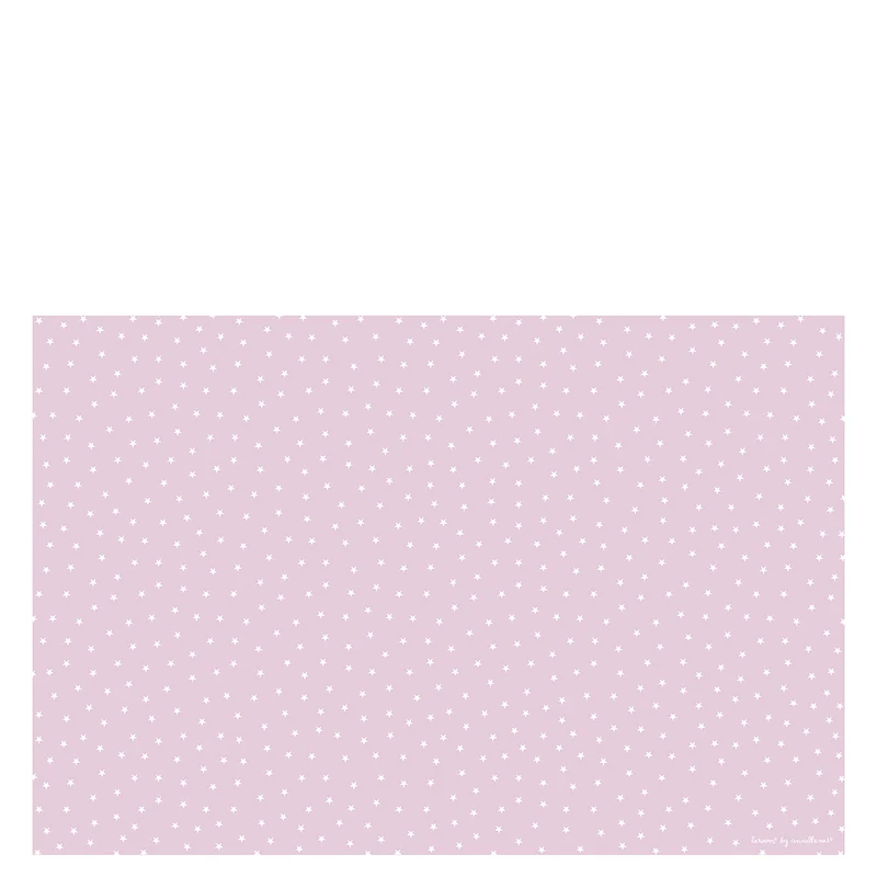vinyl mat for kids stars pink