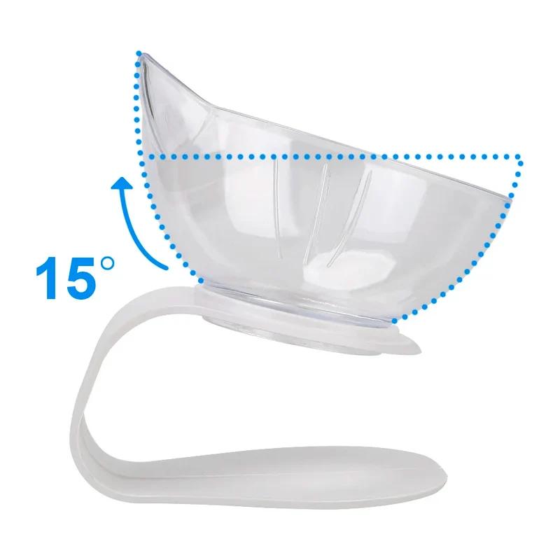 Durable Double Bowls Pet Food Water Feeder With Raised Stand Protection Cervical Non-slip Cat Bowl Dog Bowl Cat Dogs Feeder