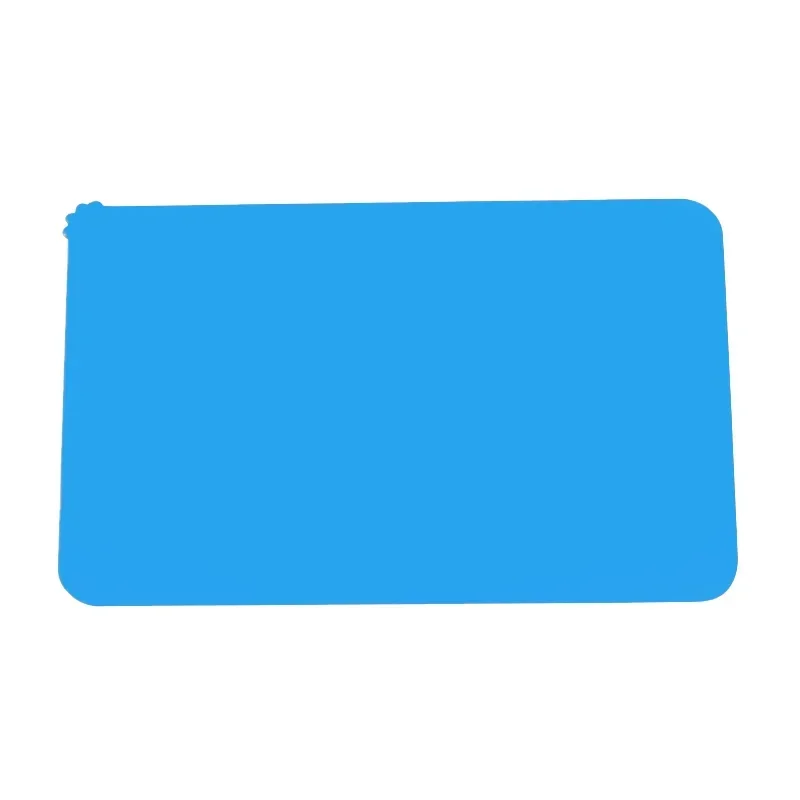 ilicone Waterproof Pet Mat For Dog Cat Pet Food Pad Pet Bowl Drinking Mat Dog Feeding Placemat Portable Outdoor Feeding