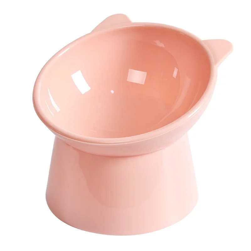2023 New Cat Bowl High Foot Dog Bowl 45°Neck Protector Cat Pet Food Water Bowls Pet Feeding Cup Pet Feeder