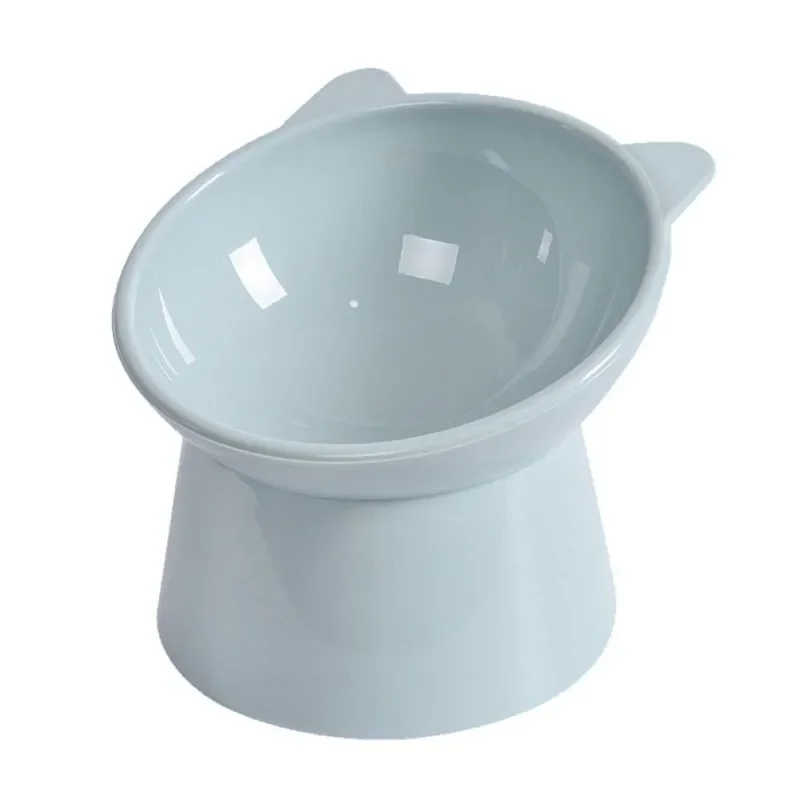 2023 New Cat Bowl High Foot Dog Bowl 45°Neck Protector Cat Pet Food Water Bowls Pet Feeding Cup Pet Feeder
