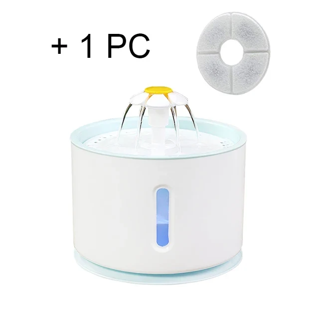 LED Pet Water Dispenser Cat Water Fountain Automatic Active Carbon Filter Electric Dog Cat Drink Bowls Fresh Water Cat Supplies