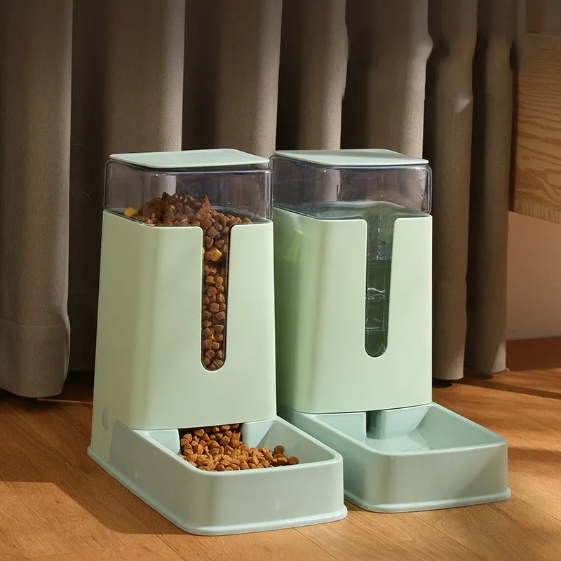 3.5L Automatic Pet Dog Cat Feeder Detachable Large Capacity Dog Cat Water Dispenser Food Feeding Pet Supplies Pet Fountain gatos