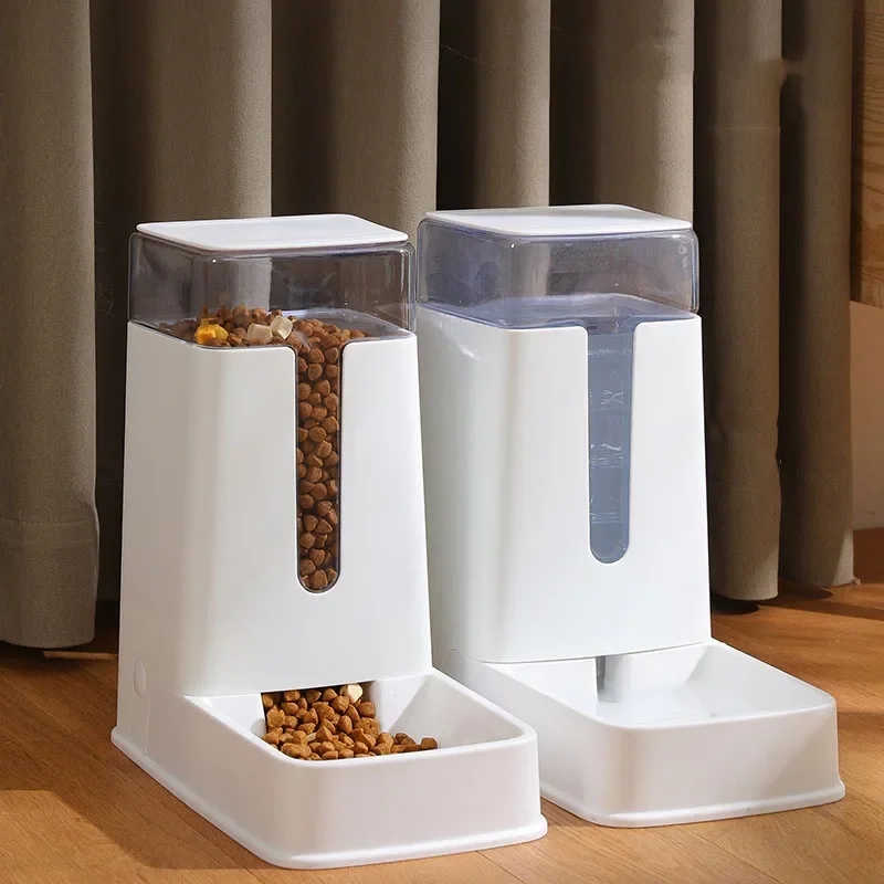 3.5L Automatic Pet Dog Cat Feeder Detachable Large Capacity Dog Cat Water Dispenser Food Feeding Pet Supplies Pet Fountain gatos