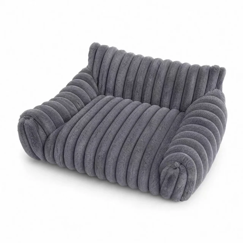 Plush Sofa Pet Bed for Cats & Dogs