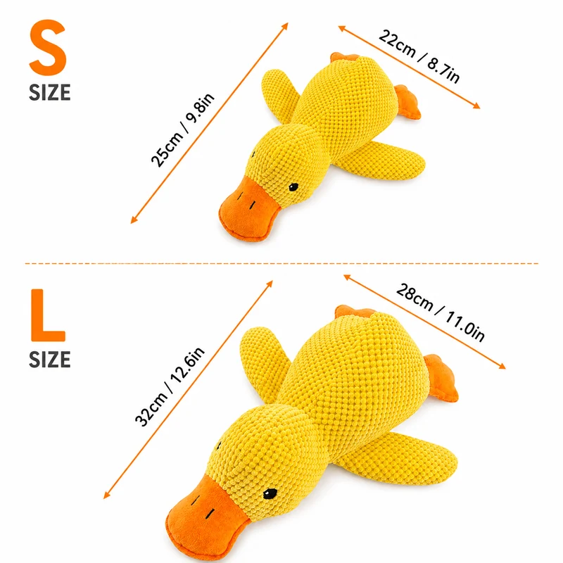 Catnip Duck Toy – Crinkle Plush Cat Toy for Kicking, Biting & Interactive Play