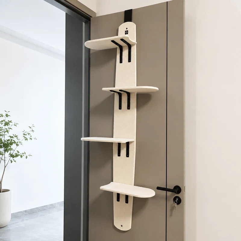 Door-Mounted Cat Climber – Space-Saving Multi-Level Cat Tree