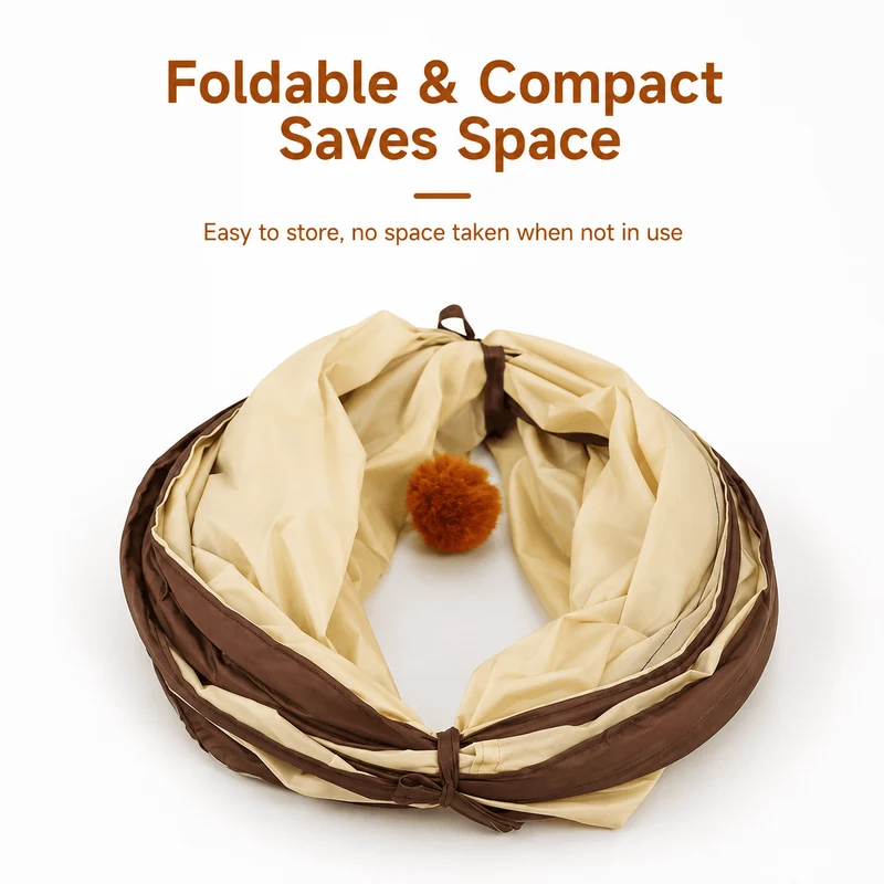 Foldable Cat Tunnel – Interactive Hide & Play Toy