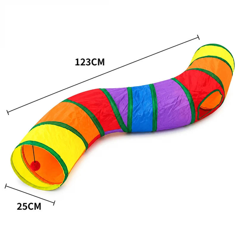 Foldable Cat Tunnel – Interactive Hide & Play Toy
